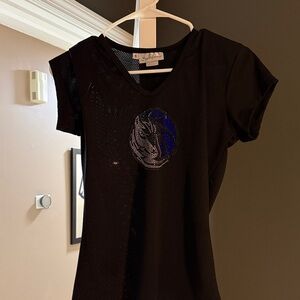 Simply Southern Black and Blue Short Sleeve Tee